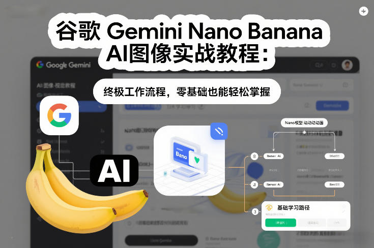 谷歌Gemini Nano Banana AI图像实战教程:终极工作流程,零基础也能轻松掌握-智云网