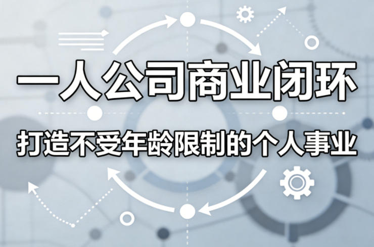 一人公司商业闭环,打造一份不受年龄限制的个人事业-智云网