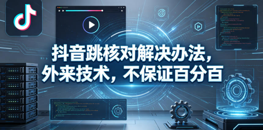 抖音跳核对解决办法,外来技术,不保证百分百-智云网