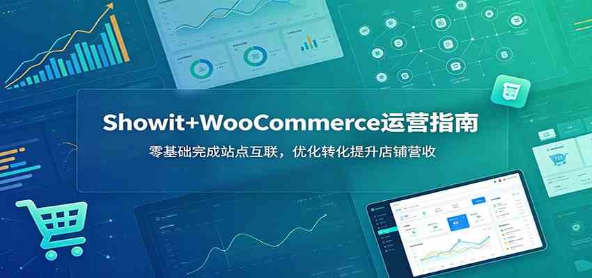 Showit+WooCommerce运营指南：零基础完成站点互联，优化转化提升店铺营收-智云网