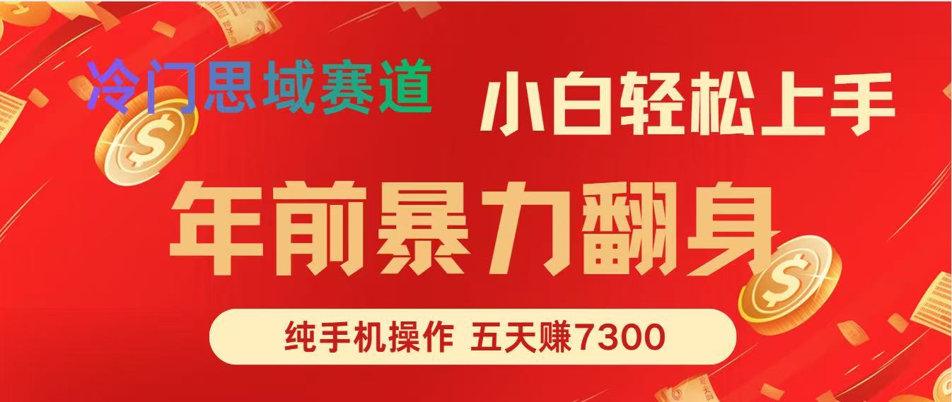 年前爆火项目,5天赚了7300-智云网