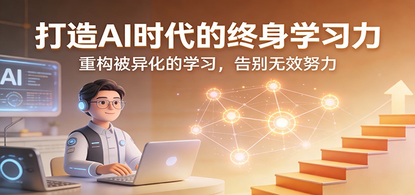 打造AI时代的终身学习力：重构被异化的学习，告别无效努力-智云网