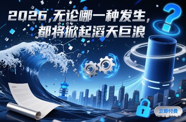 付费文章:2026,无论哪一种发生,都将掀起滔天巨浪-智云网