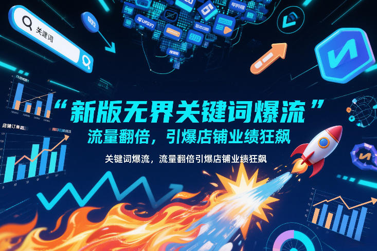 新版无界关键词爆流,流量翻倍,引爆店铺业绩狂飙-智云网