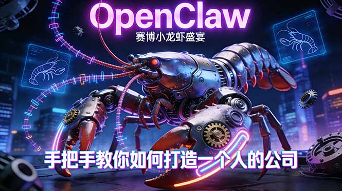 OpenClaw,小龙虾-从产品到爆款的成长之路,手把手教你如何打造一个人的公司-智云网