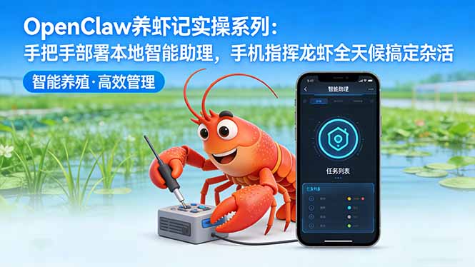 OpenClaw养虾记实操系列-更新:手把手部署本地智能助理,手机指挥龙虾全天候搞定杂活-智云网
