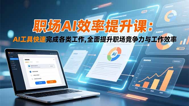 职场AI效率提升课:AI工具快速完成各类工作,全面提升职场竞争力与工作效率-智云网