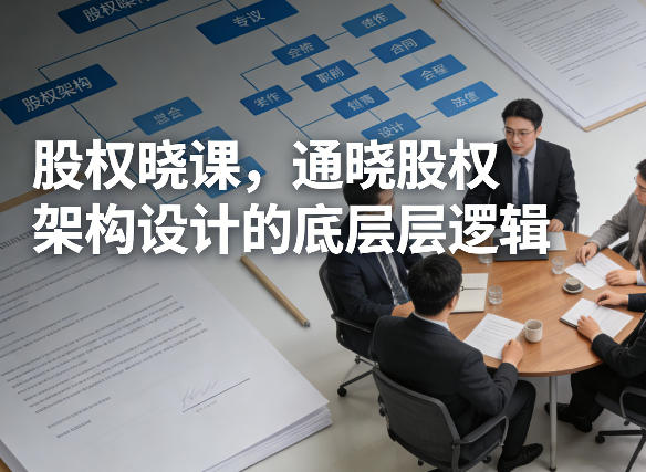 股权晓课,通晓股权架构设计的底层逻辑-智云网