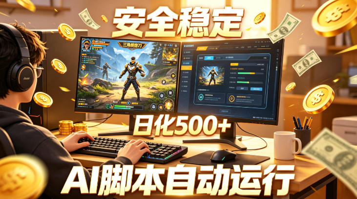 三角洲全自动挂G项目，AI脚本躺賺，日化500+，无需手动操作【揭秘】-智云网