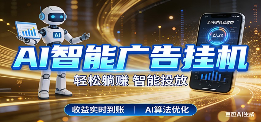 智能广告挂机新时代,利用碎片化时间实现稳定被动收益,AI帮你持续盈利-智云网
