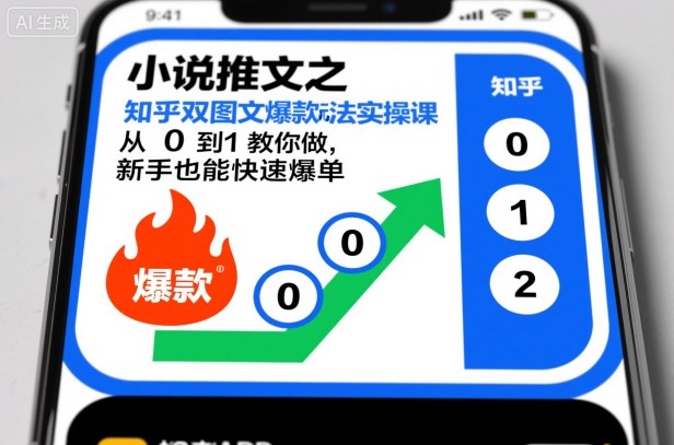 小说推文之知乎双图文爆款玩法实操课，从0到1教你做，新手也能快速爆单-智云网