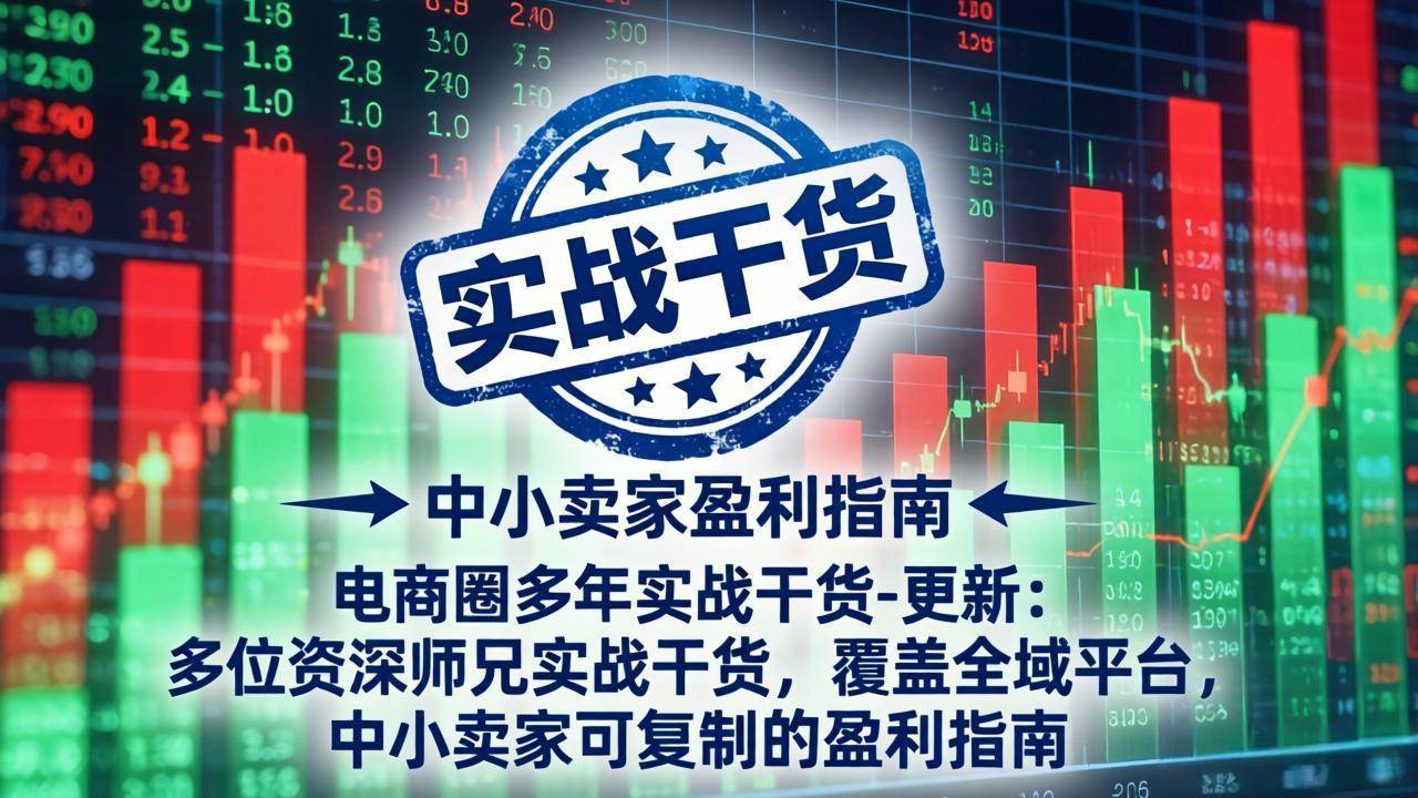 （18398期）电商圈多年实战干货-更新5月10：多位资深师兄实战干货/覆盖全域平台，中小卖家可复制的盈利指南-智云网