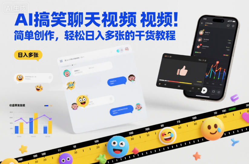 AI搞笑聊天视频,简单创作,轻松日入多张的干货教程-智云网