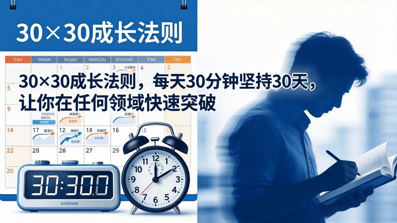 付费文章:30×30成长法则,每天30分钟坚持30天,让你在任何领域快速突破-智云网