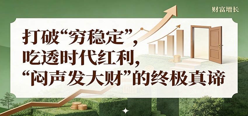公众号付费文章《打破 “穷稳定”,吃透时代红利,“闷声发大财”的终极真谛》-智云网