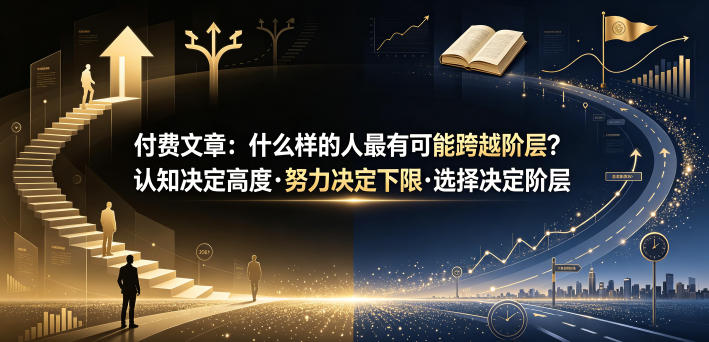 付费文章：什么样的人最有可能跨越阶层？认知决定高度·努力决定下限·选择决定阶层-智云网