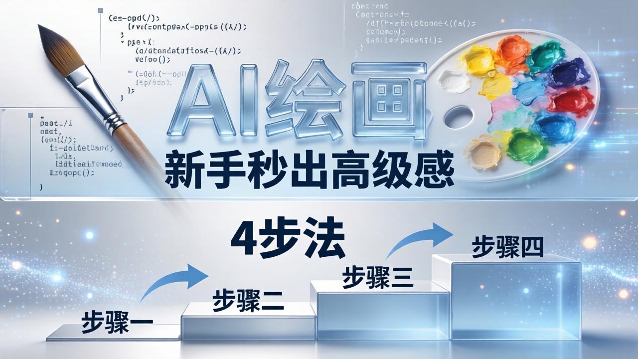 AI绘画入门别再硬磕了!即梦4步法:万能提示词公式+BRTR框架,新手秒出高级感-智云网