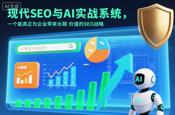 现代SEO与AI实战系统,一个能真正为企业带来长期价值的SEO战略(英语+中文字幕)-智云网