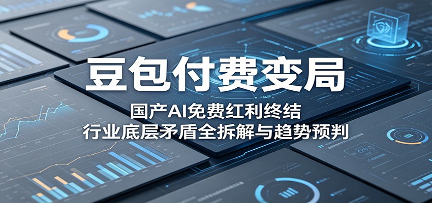 豆包付费变局:国产AI免费红利终结,行业底层矛盾全拆解与趋势预判-智云网