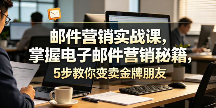 邮件营销实战课，掌握电子邮件营销秘籍，5步教你变卖金牌朋友【原创双语字幕】-智云网
