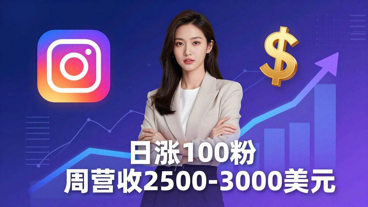 (18299期)想做数字产品?Sheri亲授:日涨100粉、每周2500至3000美元的营收,Instagram躺着赚-智云网