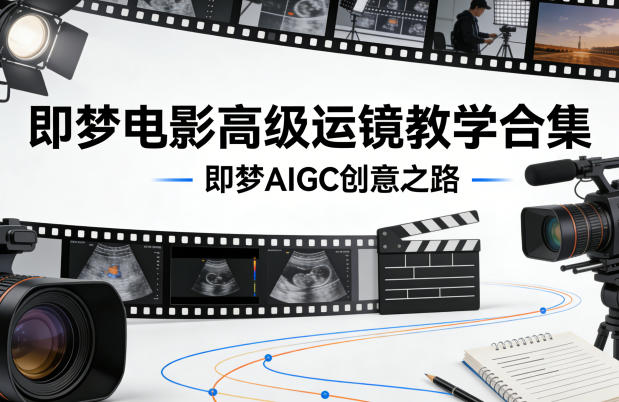 即梦电影高级运镜教学合集，即梦AIGC创意之路-智云网