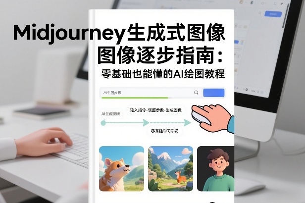 Midjourney生成式图像逐步指南:零基础也能懂的AI绘图教程-智云网